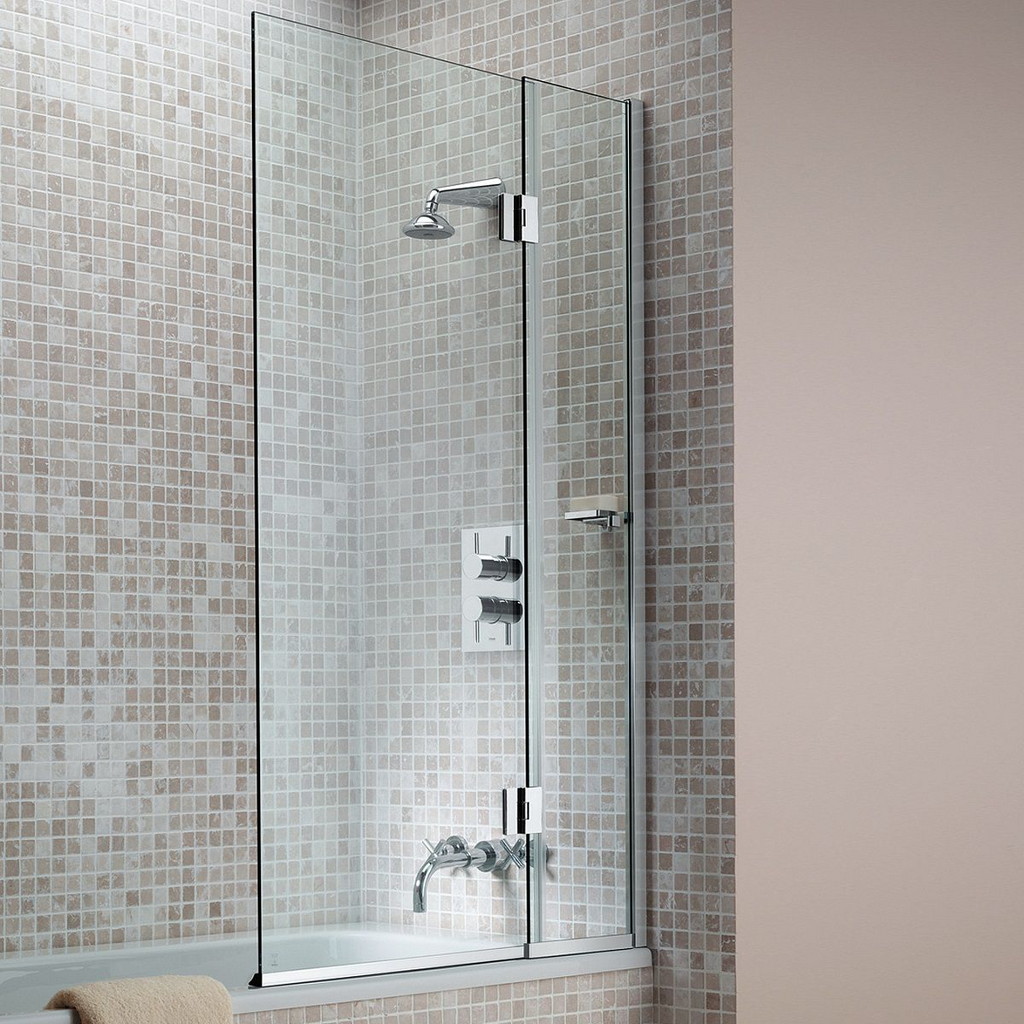 Hinged 2024 bath screen