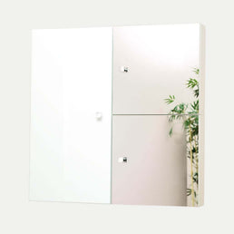 Oslo square mirror wall cupboard | Eastbrook