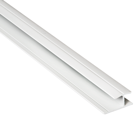 Fibo | White PVC H-Shape Stacking Profile Colour 110 - Art Nr 163676