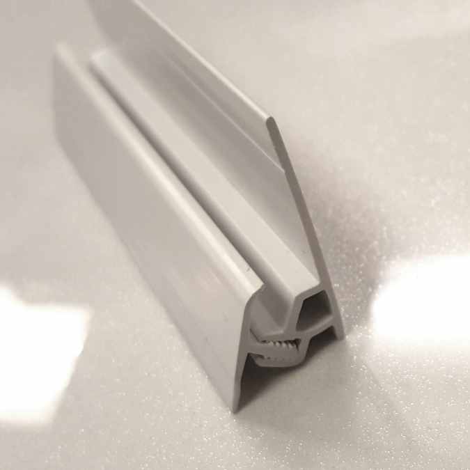 Wetwall - PVC 2-Part Shower & Bath Bottom Profile White