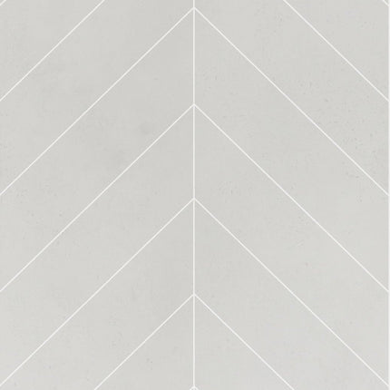 Fibo | Grey Cement Chevron Tile Wall Panel