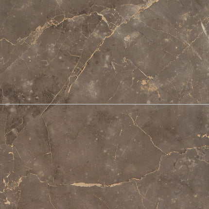 Fibo | Brown Marble Tile Wall Panel
