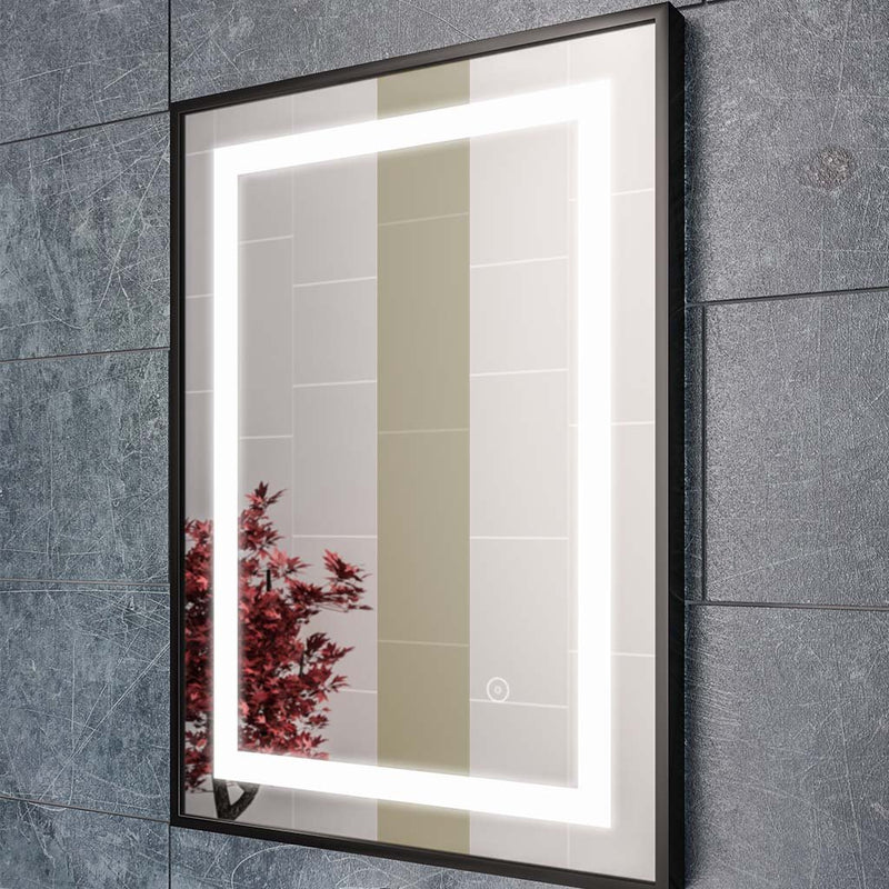 Varano LED mirror black frame | Eastbrook