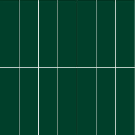 Fibo | Bottle Green Stacked Subway Tile Wall Panel