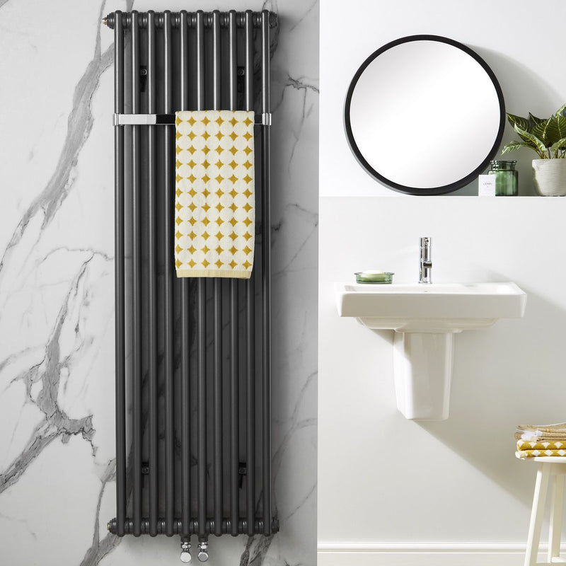 Charleston Bar Radiator - Anthracite | Zehnder – Bath & More UK