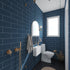 Fibo | Dusty Blue Metro Brick Tile Wall Panel