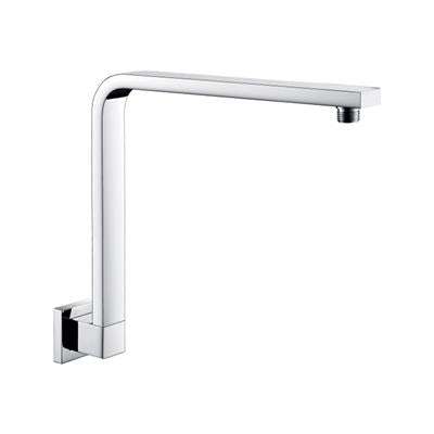 Eastbrook 370mm Wall Mounted Square L Shaped Shower Arm - Chrome