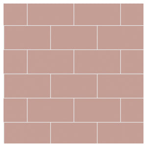 Antique Rose Metro Tile | Multipanel Bathroom Wall Panels