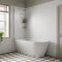 Mereva Ardrossan Freestanding Corner Bath with Overflow Bath Filler