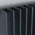 Eucotherm Atlas Single Vertical Radiator - Anthracite