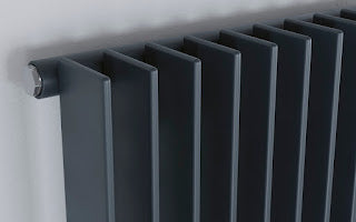 Eucotherm Atlas Single Vertical Radiator - Anthracite