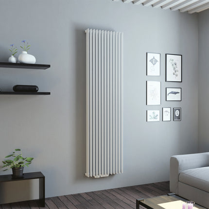 Eucotherm Atlas Single Vertical Radiator - White