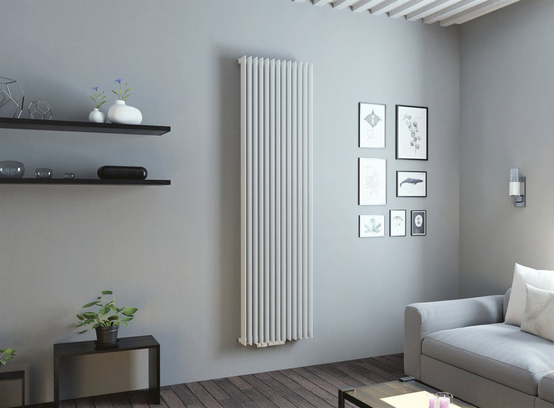 Eucotherm Atlas Single Vertical Radiator - White