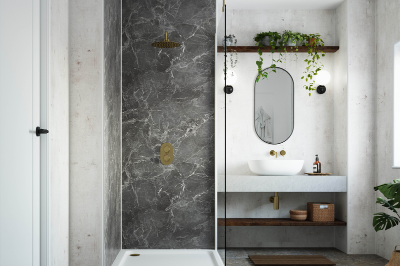 Welsh Slate | Wetwall Mermaid Bathroom Wall Panels