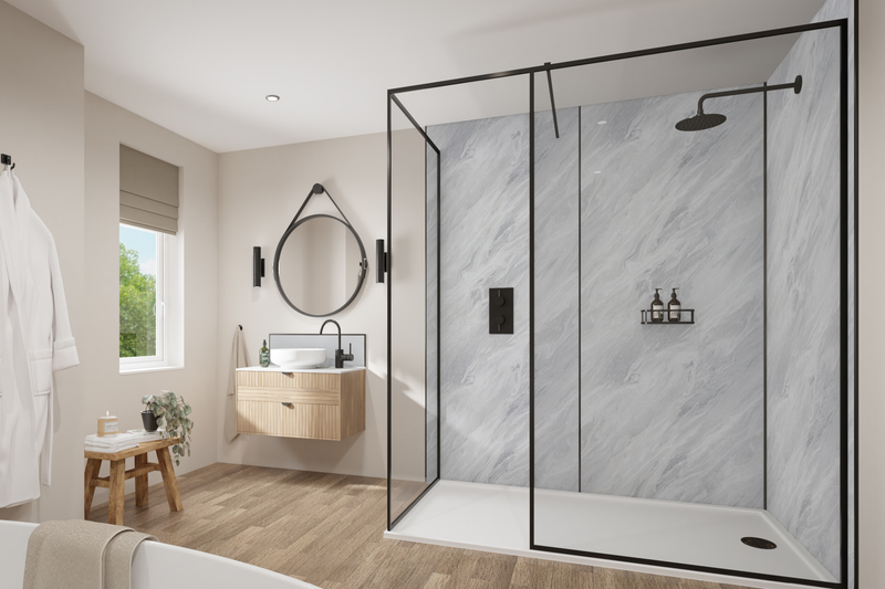 Brera Marble | Wetwall Mermaid Bathroom Wall Panels
