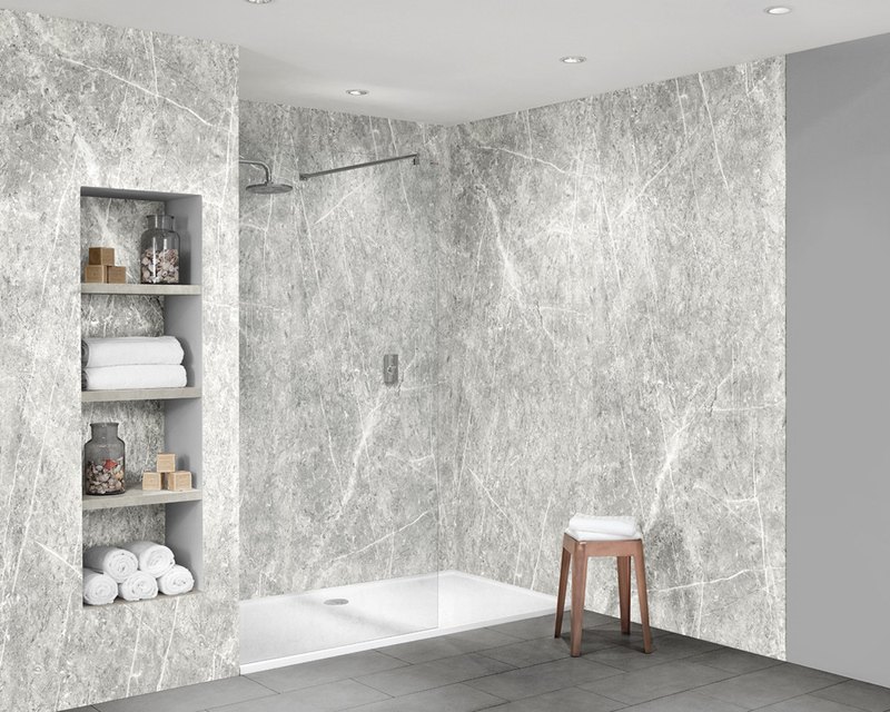 Bushboard Nuance White Lightning Fossil