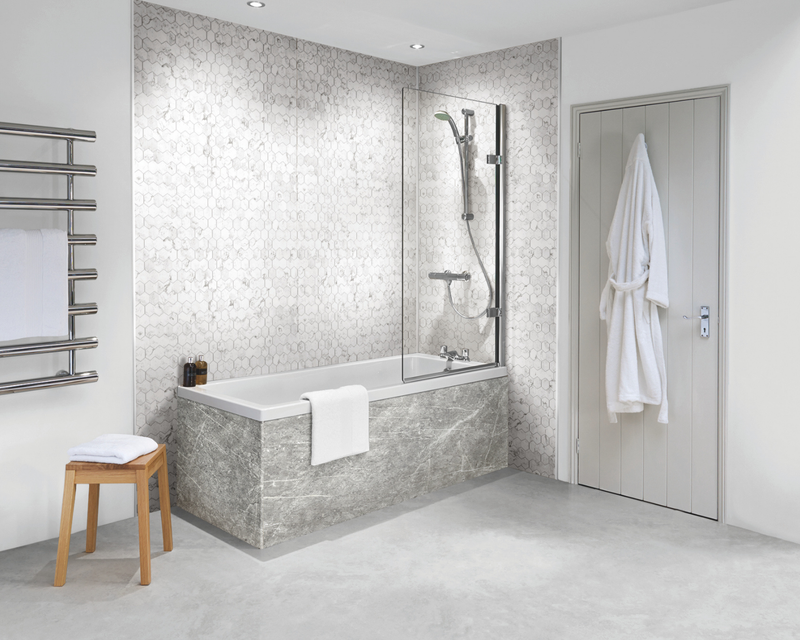 Bushboard Nuance White Lightning Fossil