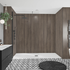 American Walnut Alloy| Wetwall Bathroom Wall Panels