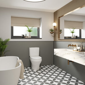 Battleship Grey Alloy | Wetwall Bathroom Wall Panels