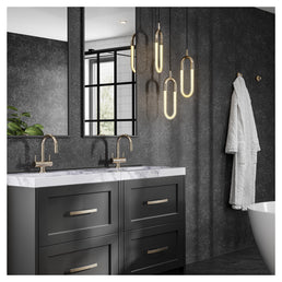 Black Mineral | Multipanel Bathroom Wall Panels