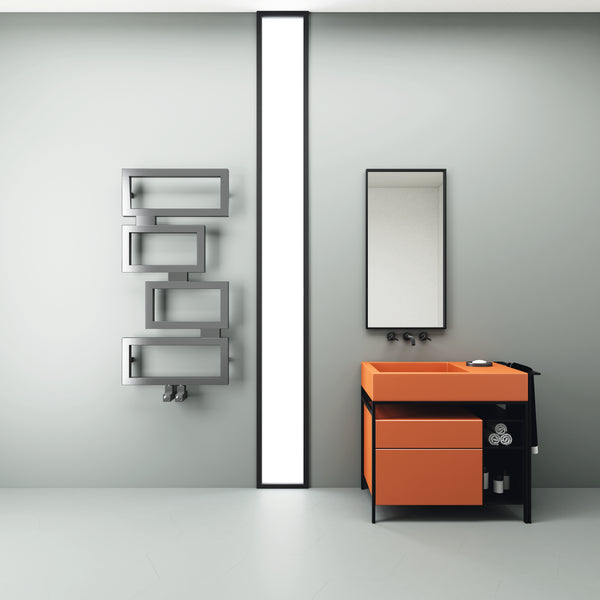 Carisa - Clash Stainless Steel Towel Radiator