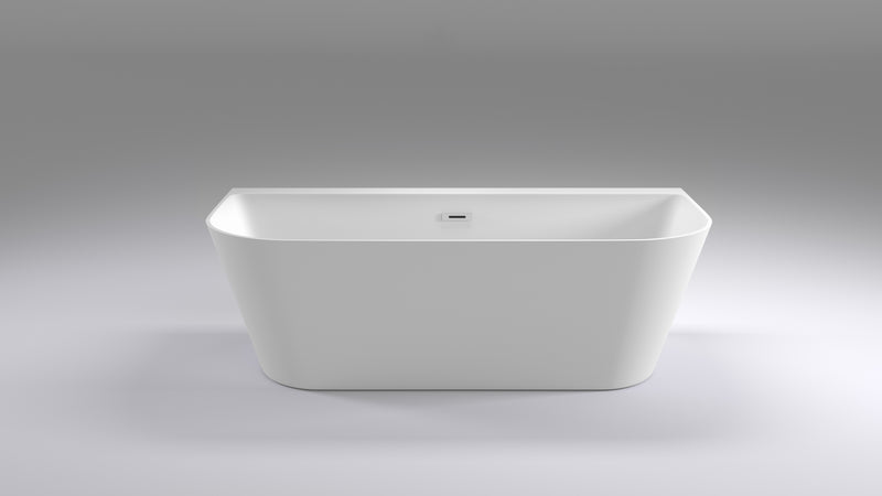 Mereva Cheswick D-Shape Freestanding Bath
