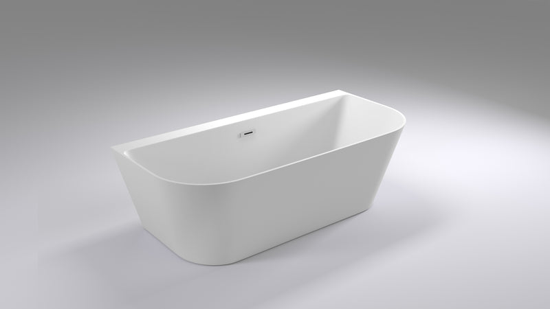 Mereva Cheswick D-Shape Freestanding Bath
