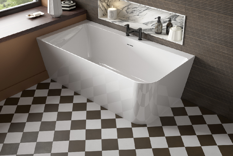 Mereva Cheswick Freestanding Corner Bath