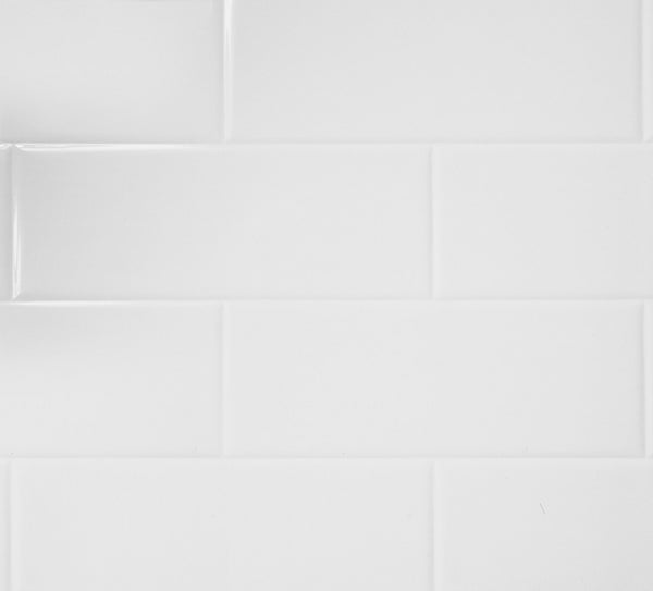 Metro Tile | Mermaid Metro Tile Wall Panels - Pure White