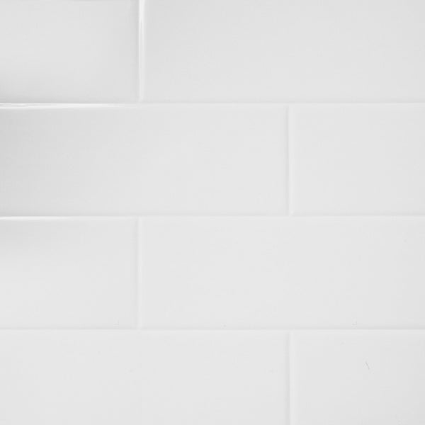 Metro Tile | Mermaid Metro Tile Wall Panels - Pure White