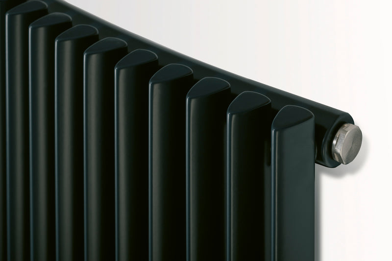 Curved Feature Radiator Eucotherm Corus Curved Single Vertical Radiator - Anthracite – Bath ...