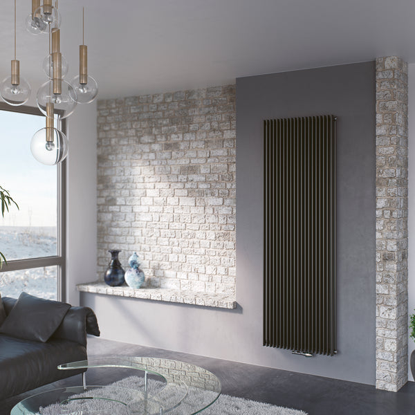 Eucotherm Corus Duo Vertical Radiator with Central Connection - Anthracite