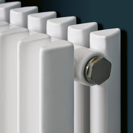 Eucotherm Corus Duo Vertical Radiator with Central Connection - White