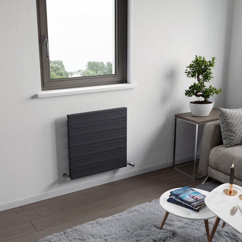 Delta 50 Radiator Eucotherm Delta Line Vertical Aluminium Radiator Anthracite – Bath ...