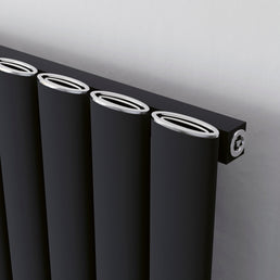 Eucotherm Delta Vertical Aluminium Radiator - Textured Anthracite