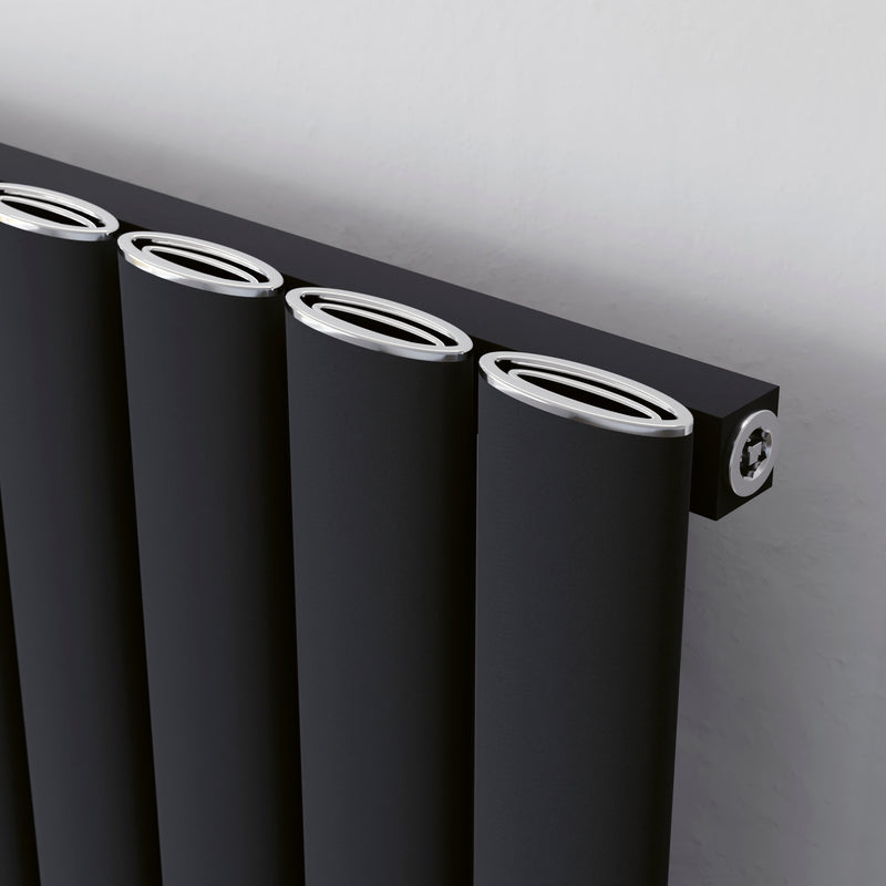Delta Rear Door Rack Radiator Eucotherm Delta Vertical Aluminium Radiator - Anthracite – Bath & More UK