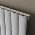 Eucotherm Delta Vertical Aluminium Radiator - Textured White