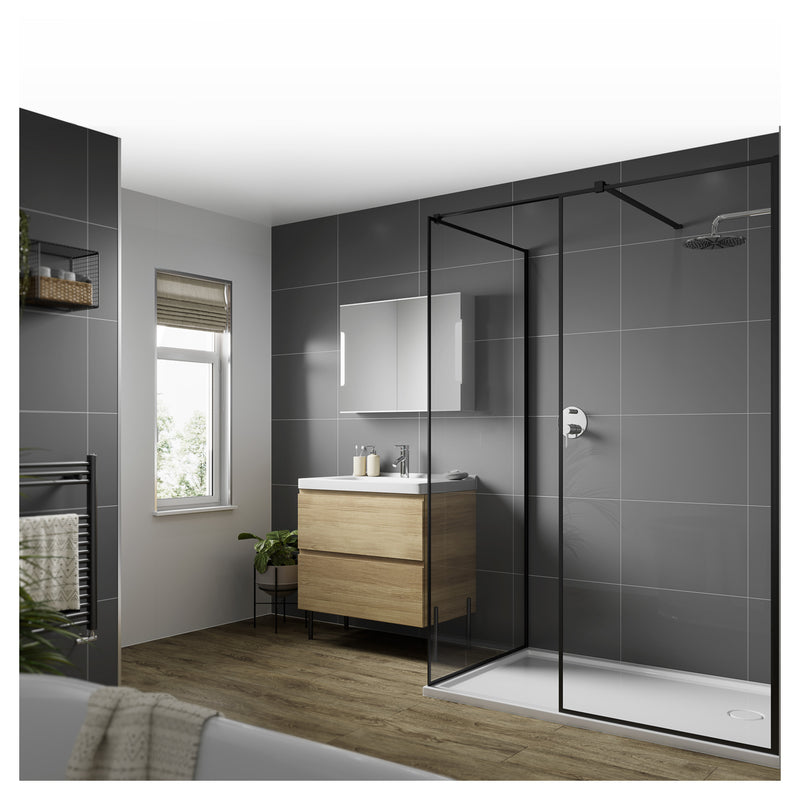 Dust Grey Tile | Multipanel Bathroom Wall Panels