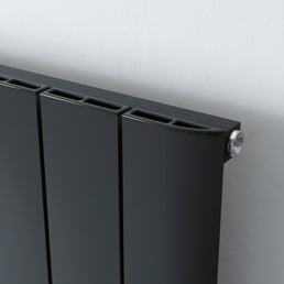 Eucotherm Eris Vertical Aluminium Radiator - Textured Anthracite