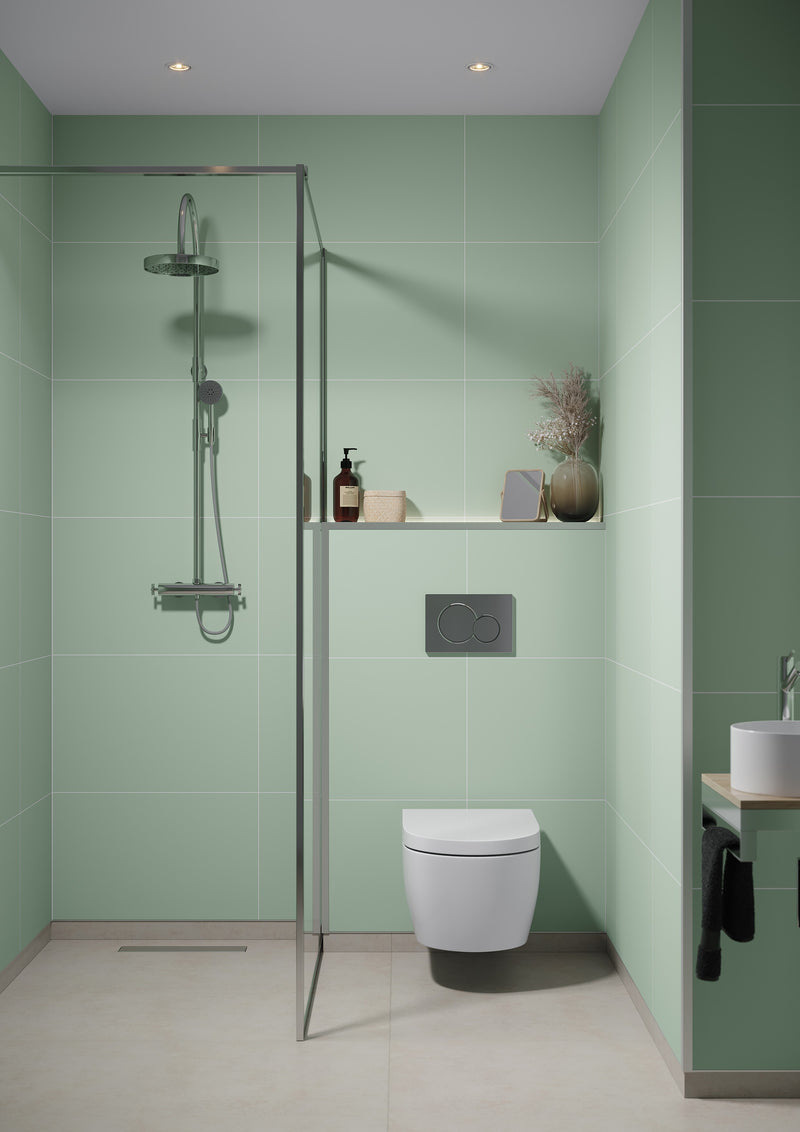 Fibo | Light Green Tile Wall Panel