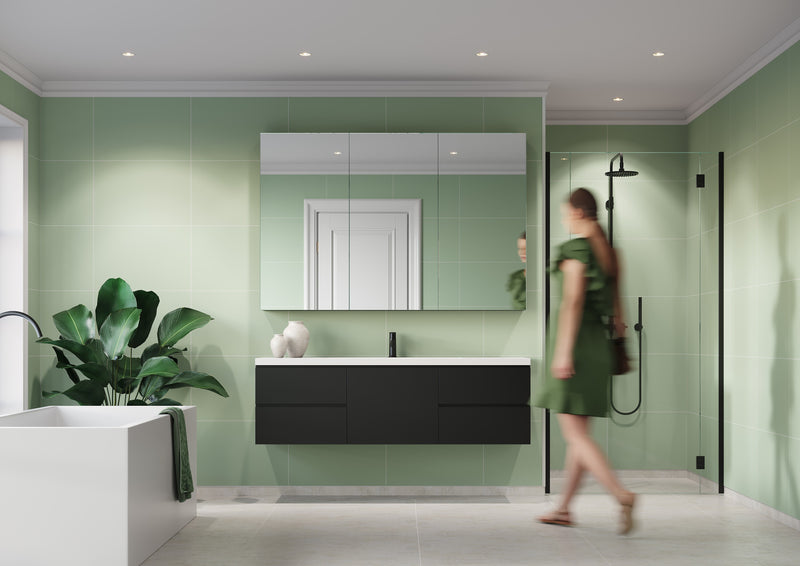 Fibo | Light Green Tile Wall Panel