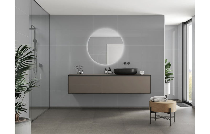 Fibo | Medium Grey Tile Wall Panel