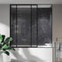Fibo | Black Marble Tile Effect Panel