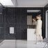 Fibo | Black Marble Tile Effect Panel