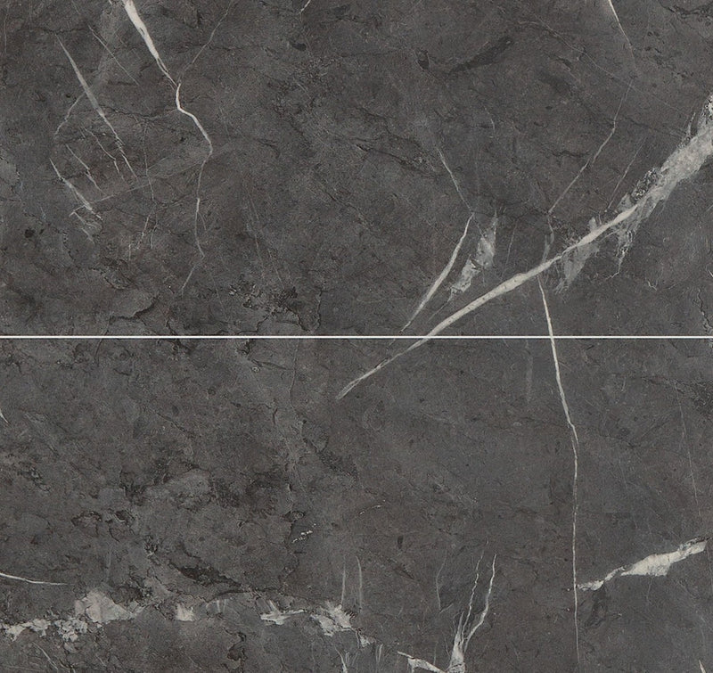 Fibo | Black Marble Tile Effect Panel