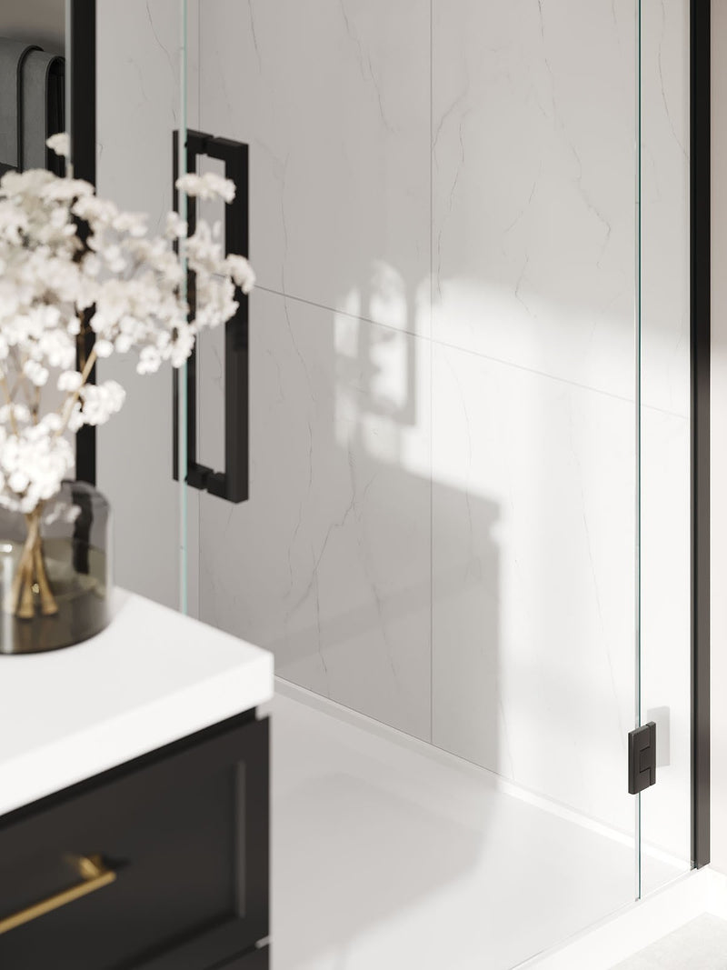 Fibo | Bright Marble Gloss Tile Effect Panel