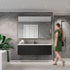 Fibo | Grey Stone Tile Wall Panel