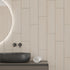 Fibo | Light Wood Vert Plank Tile Wall Panel