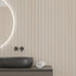 Fibo | Light Wood Slats Tile Wall Panel