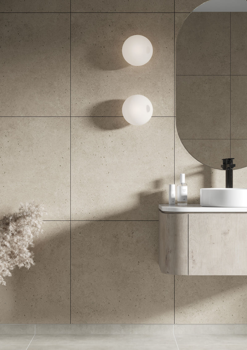Fibo | Rough Cement Tile Wall Panel